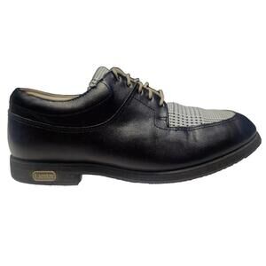 FootJoy Europa Collection Oxford Golf Shoe Womens 6.5 Tartan Plaid Black White